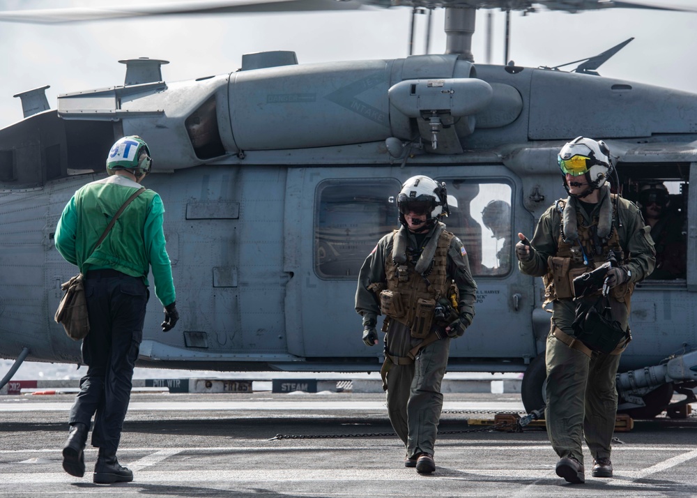 USS Ronald Reagan (CVN 76) conducts flight operations