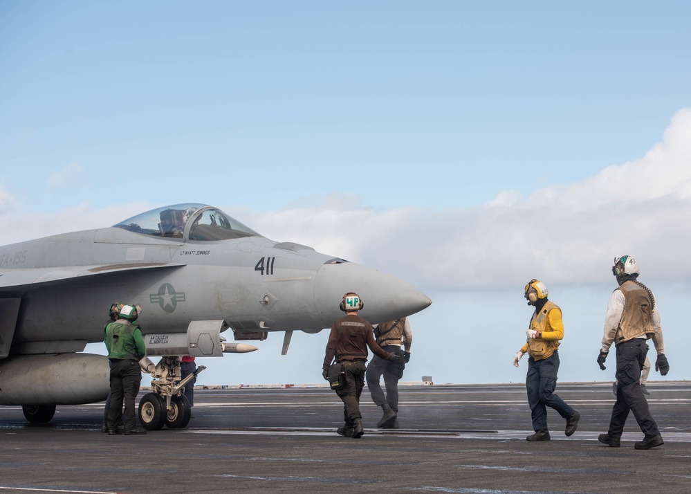 USS Ronald Reagan (CVN 76) conducts flight operations