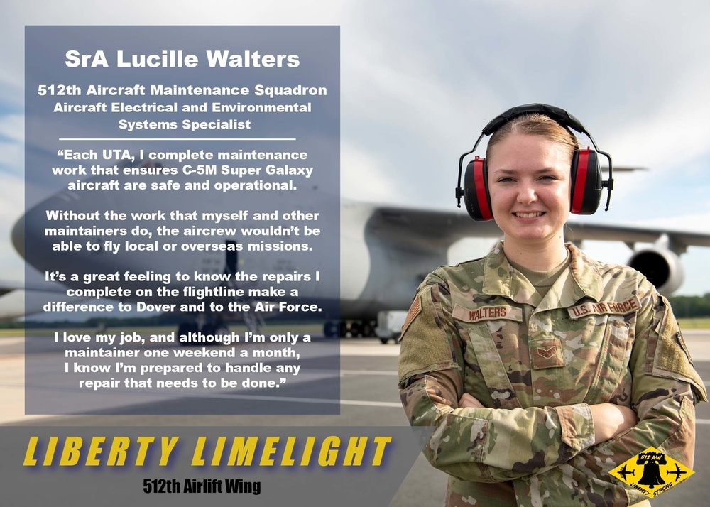 Liberty Limelight: Senior Airman Lucille Walters