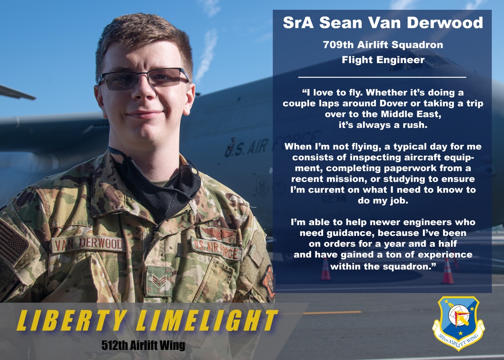 Liberty Limelight: Senior Airman Sean Van Derwood