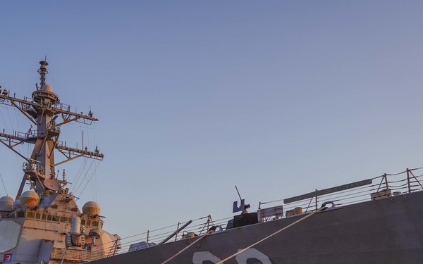 The Sullivans Returns Home from U.S. 5th and 6th Fleet