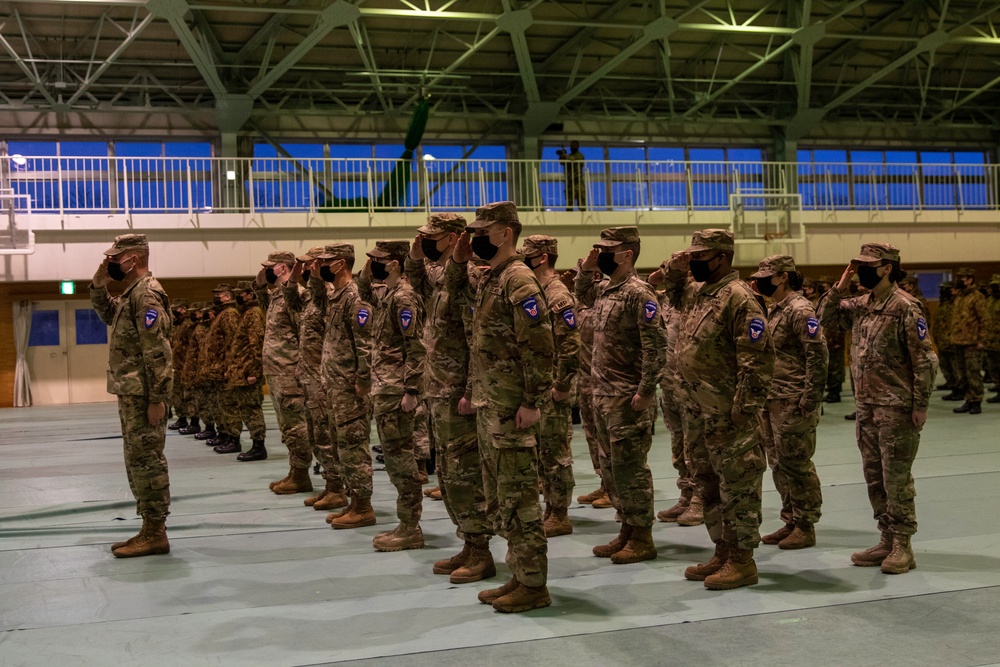 11th Airborne Division participates in Yama Sakura 83 opening ceremony