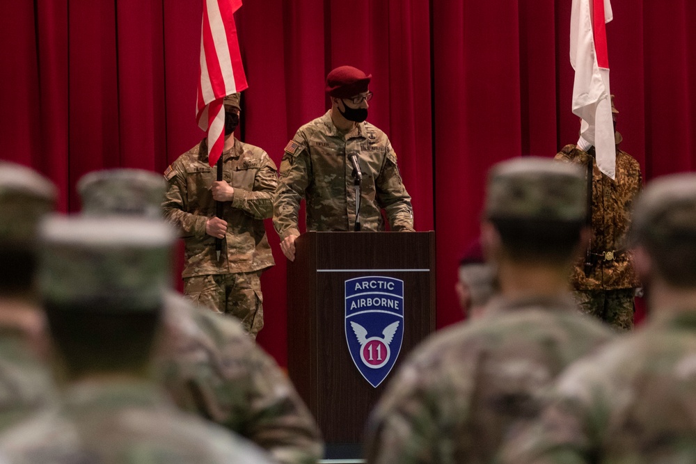 11th Airborne Division participates in Yama Sakura 83 opening ceremony