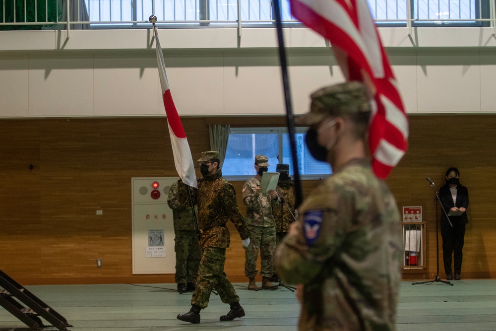 11th Airborne Division participates in Yama Sakura 83 opening ceremony