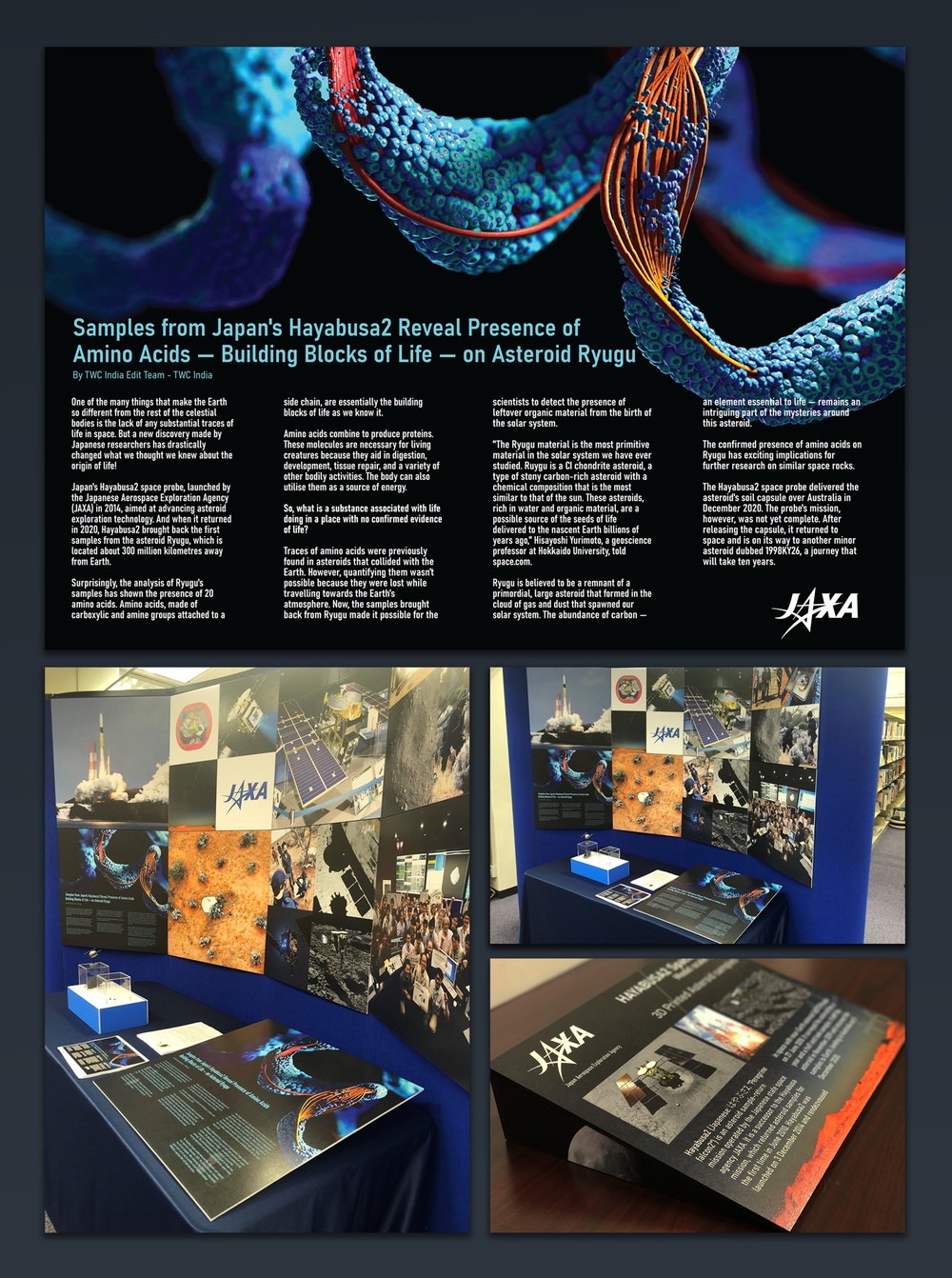Layout &amp; design – Hayabusa2 Spacecraft display