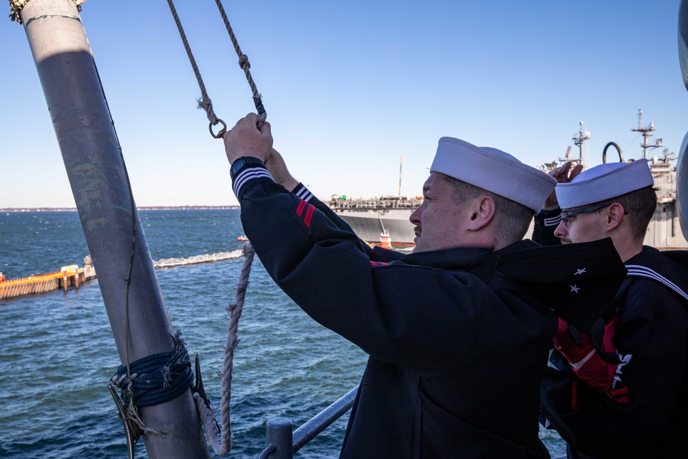 Kearsarge is Underway Conducting Tests and Qualifications