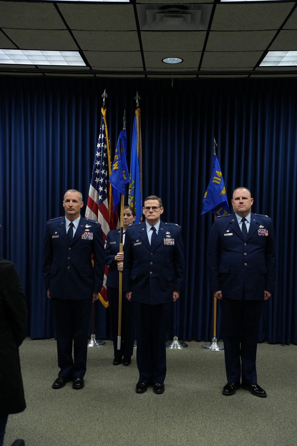 The 114th Fighter Wing change of command ceremony