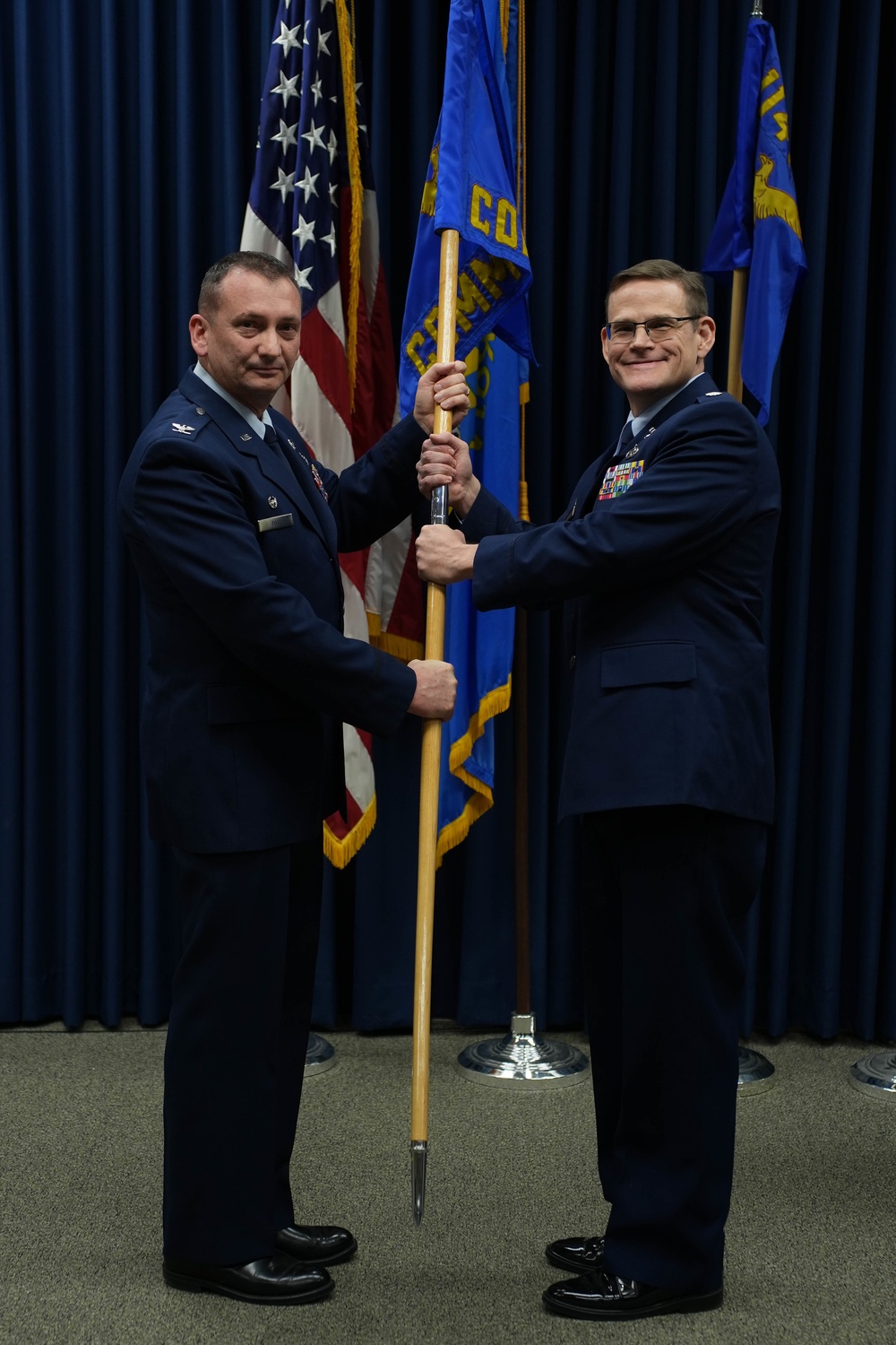 The 114th Fighter Wing change of command ceremony