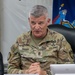 Command Sgt. Maj. Kevin Gaiser speaks to Senior Enlisted Advisors