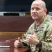 Command Sgt. Maj. Kevin Gaiser speaks to Senior Enlisted Advisors