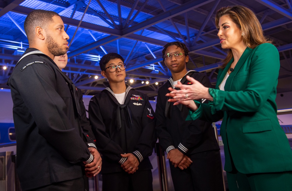 USS Ronald Reagan (CVN 76) Sailors Participate in Reagan National Defense Forum