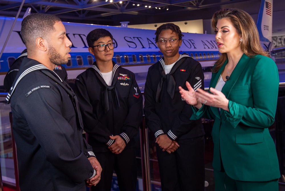 USS Ronald Reagan (CVN 76) Sailors Participate in Reagan National Defense Forum