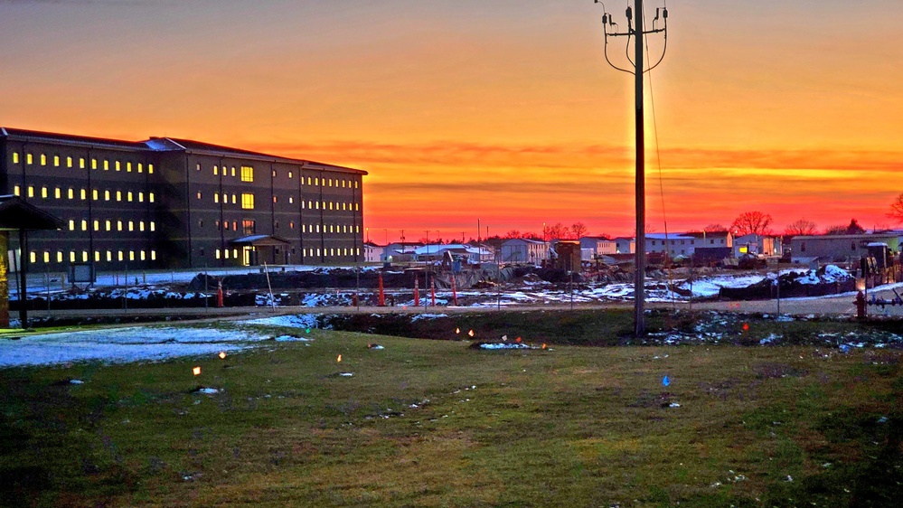 November 2022 construction operations of $11.96 million transient training brigade headquarters at Fort McCoy