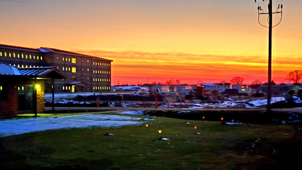 November 2022 construction operations of $11.96 million transient training brigade headquarters at Fort McCoy