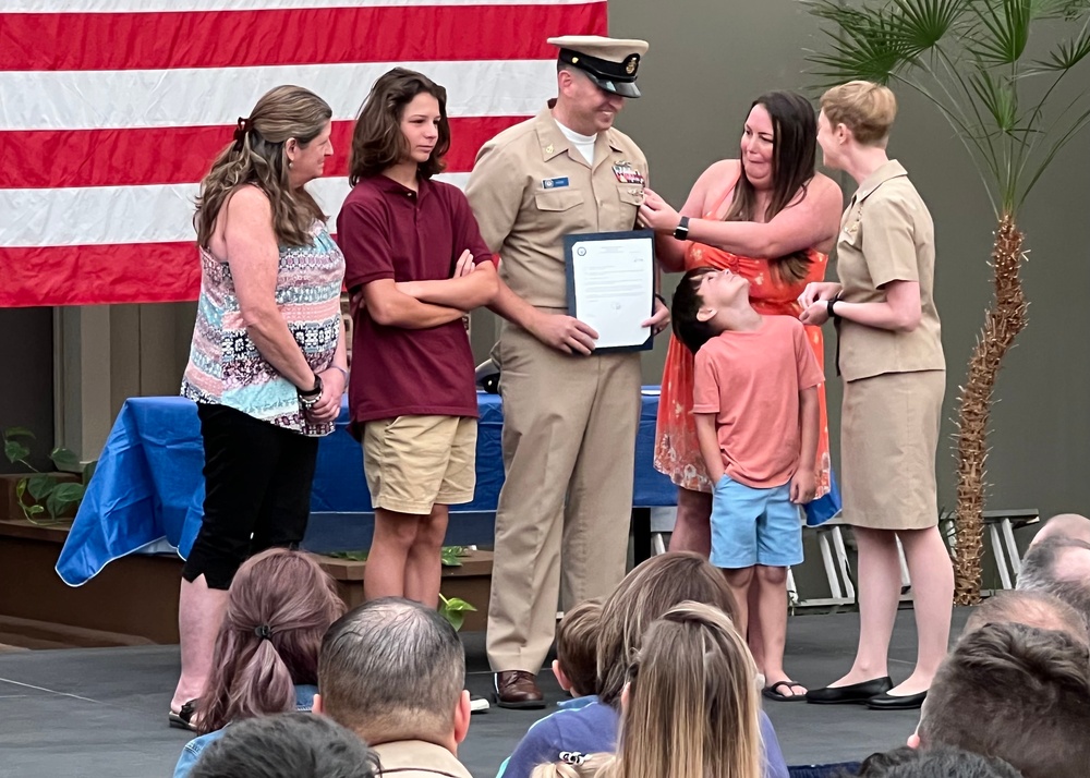 Navy Meteorology and Oceanography Command Promotes Senior and Master Chiefs