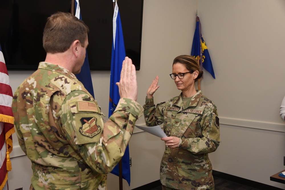 Jacobsmeier takes officer oath