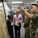 NAVOCEANO Officers Tour Naval Oceanographic Library