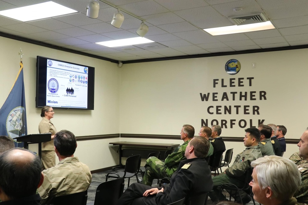 Fleet Weather Center Norfolk Hosts Foreign Partners
