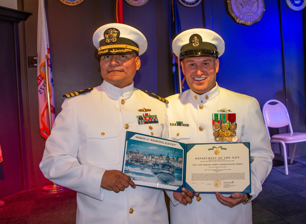 MSRON 11 holds a Retirement Ceremony for YNC Nicholas J. Zirpoli