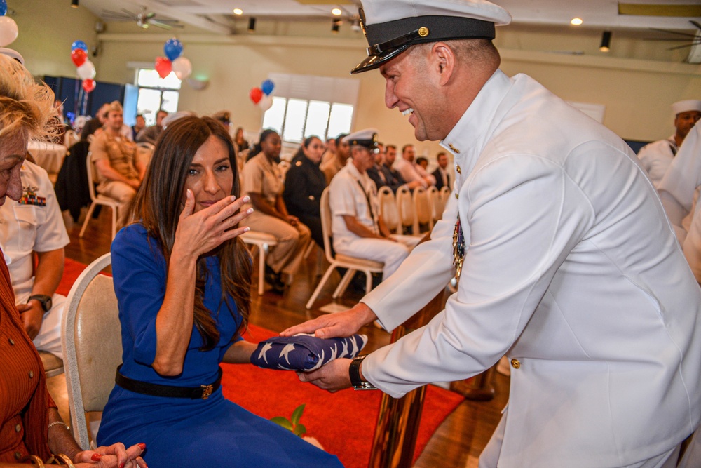 MSRON 11 holds a Retirement Ceremony for YNC Nicholas J. Zirpoli