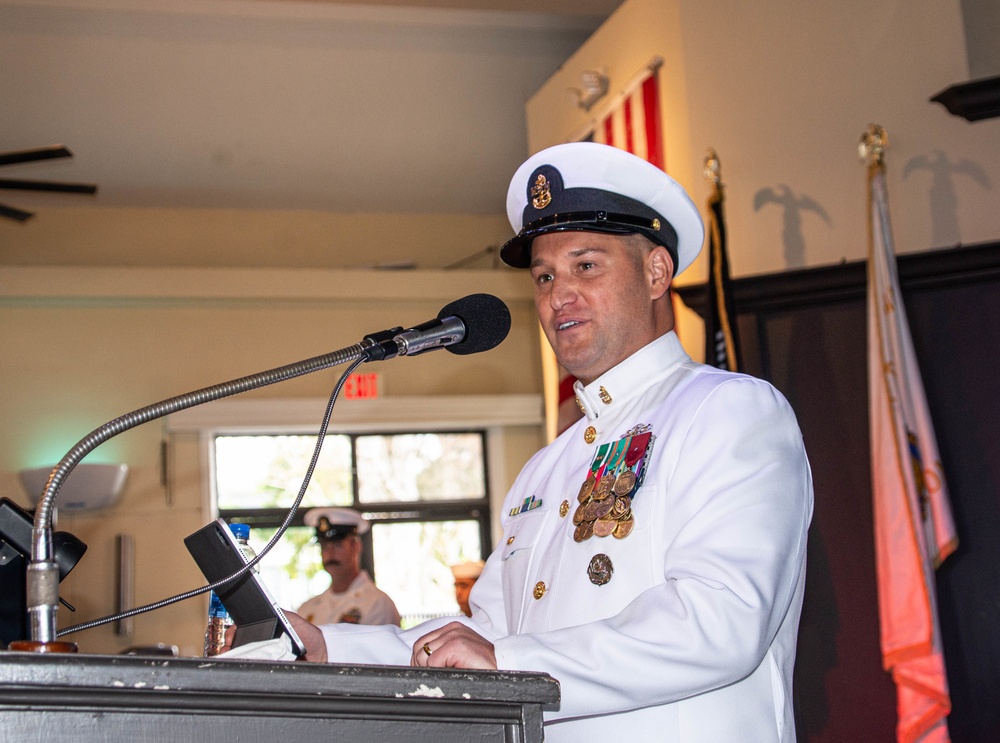 MSRON 11 holds a Retirement Ceremony for YNC Nicholas J. Zirpoli