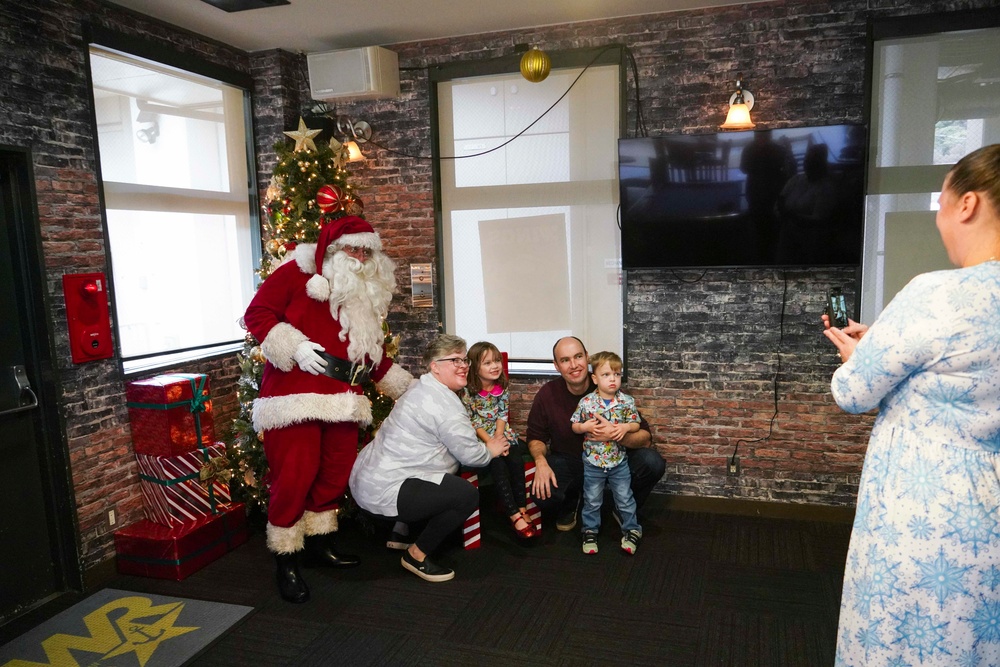 CFAY MWR Hosts Breakfast with Santa Event