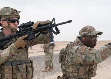 386th Expeditionary Security Forces Squadron hone their skills…ready for any fight