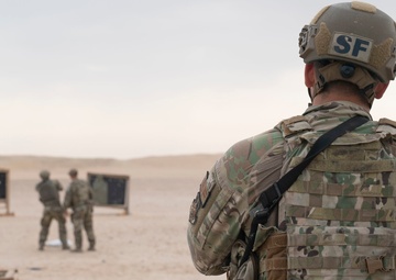 386th Expeditionary Security Forces Squadron hone their skills…ready for any fight