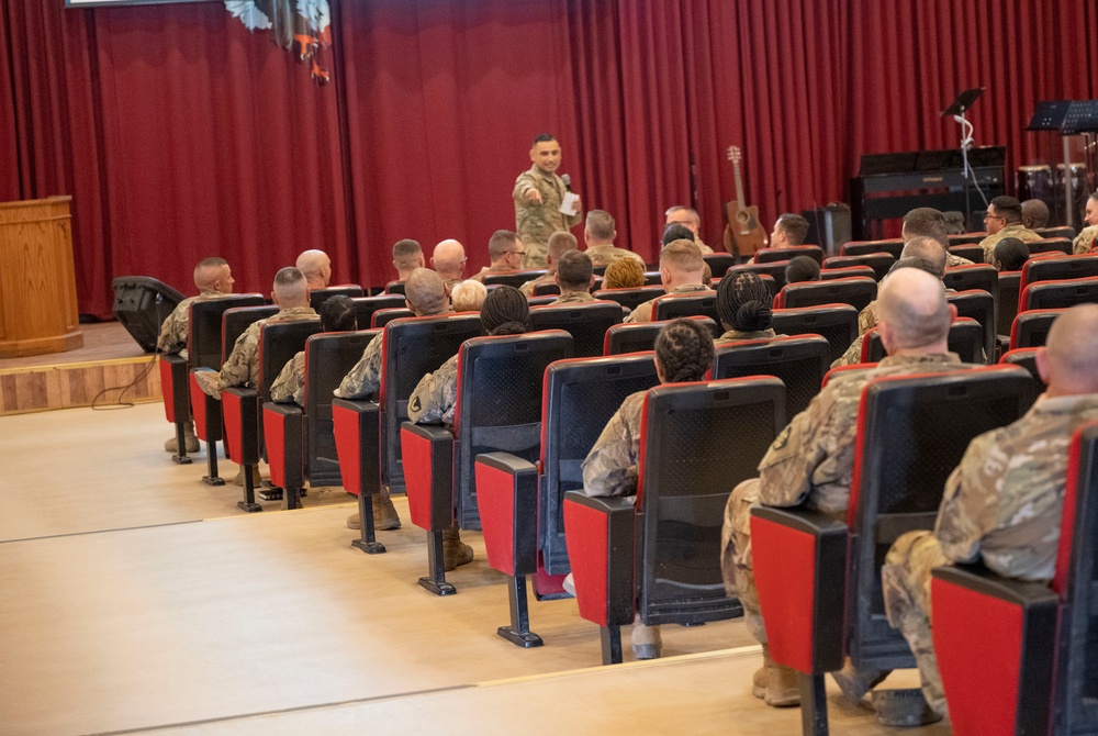 CSM Garza leads NCO development at Camp Arifjan