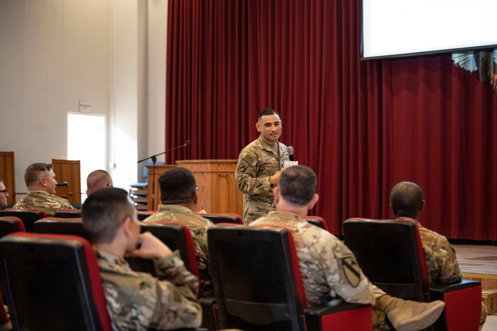 CSM Garza leads NCO development at Camp Arifjan