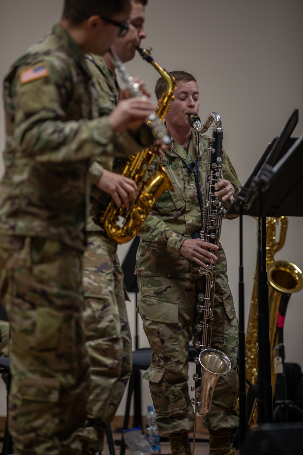 1st Infantry Division Band Rocks On during Holiday Tour in Bemowo Piskie