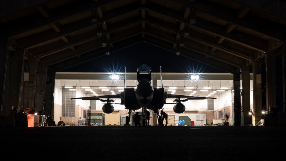 Night time Eagle launch