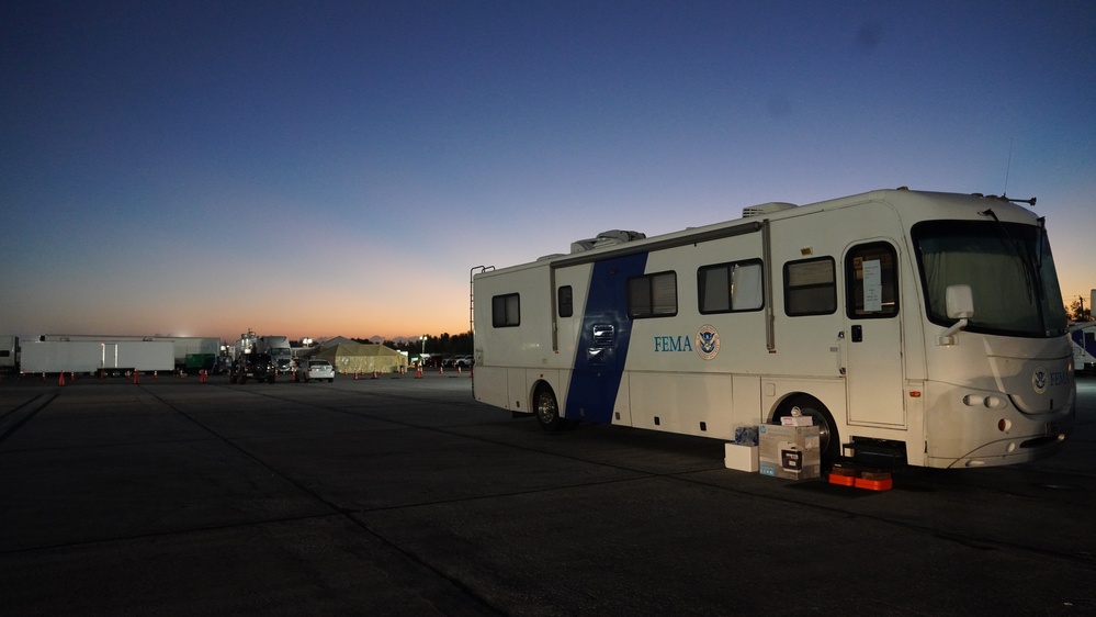 FEMA RV at Sunrise