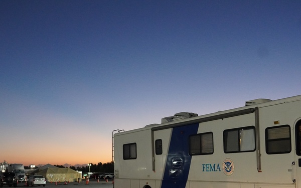 FEMA RV at Sunrise
