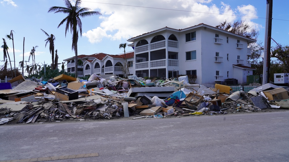 Home on Sanibel Island destroyed by Hurricane Ian.