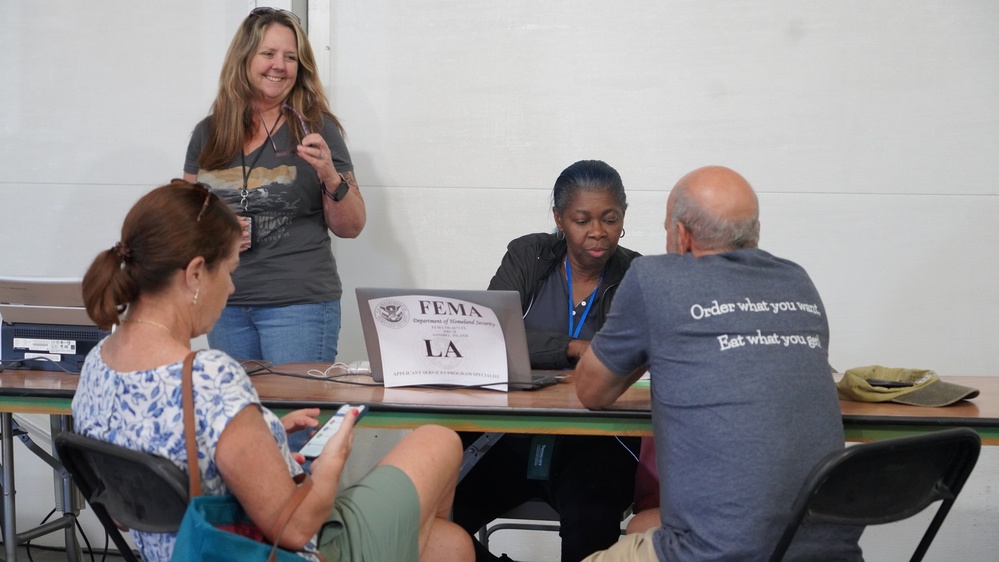 FEMA employees Help Survivors at Sanibel Island Disaster Recovery Center(DRC)