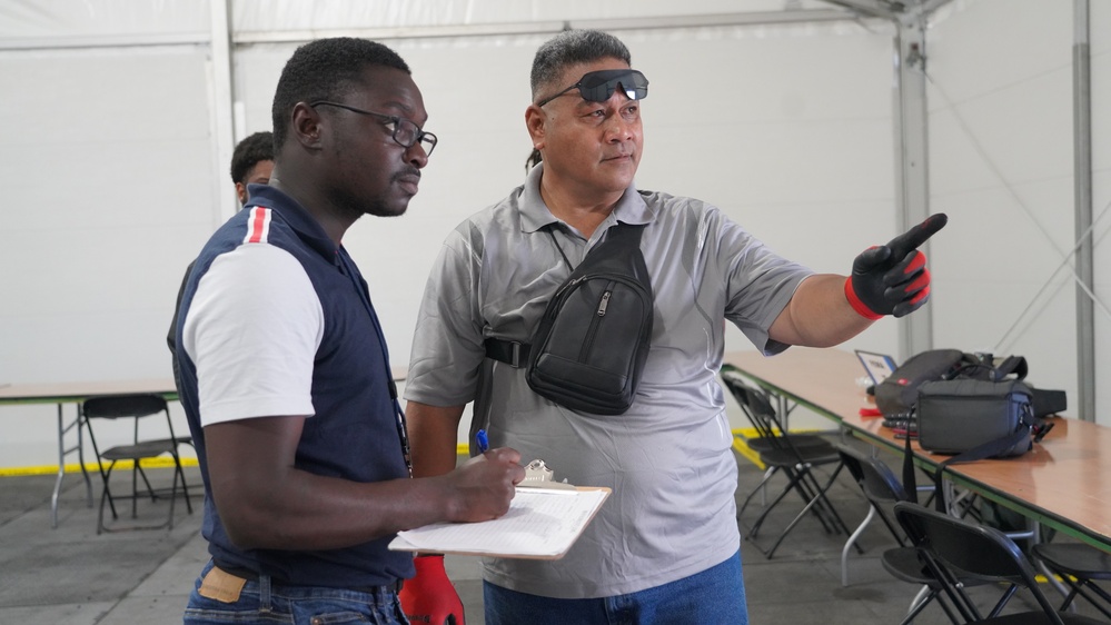 FEMA employees at the Sanibel Island Disaster Recovery Center