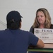 FEMA employee at the Sanibel Island Disaster Recovery Center