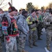 Fort Drum NCOs march on a mission to deliver a “Mountain of Toys”