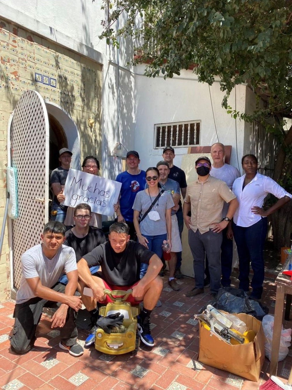 MSGs volunteer at a special needs school in Mexico