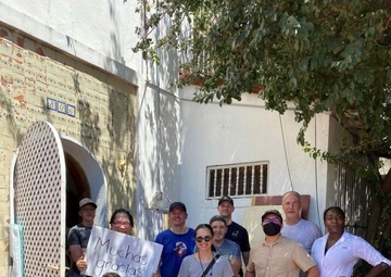 MSGs volunteer at a special needs school in Mexico