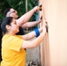 USNS Comfort Sailors Paint a Community Center - Dominican Republic