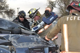 Garrison command team takes on fire