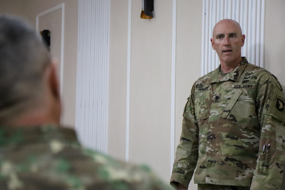 Romanian 2ID artillery leaders receive Order of St. Barbara