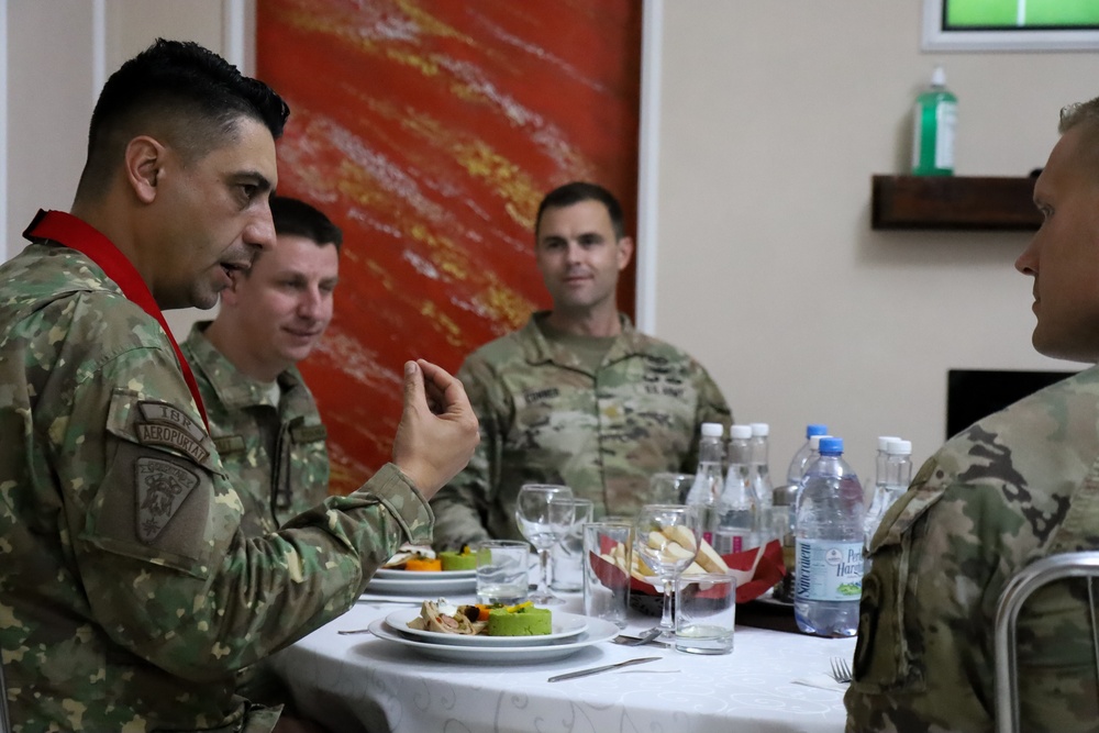 Romanian 2ID artillery leaders receive Order of St. Barbara