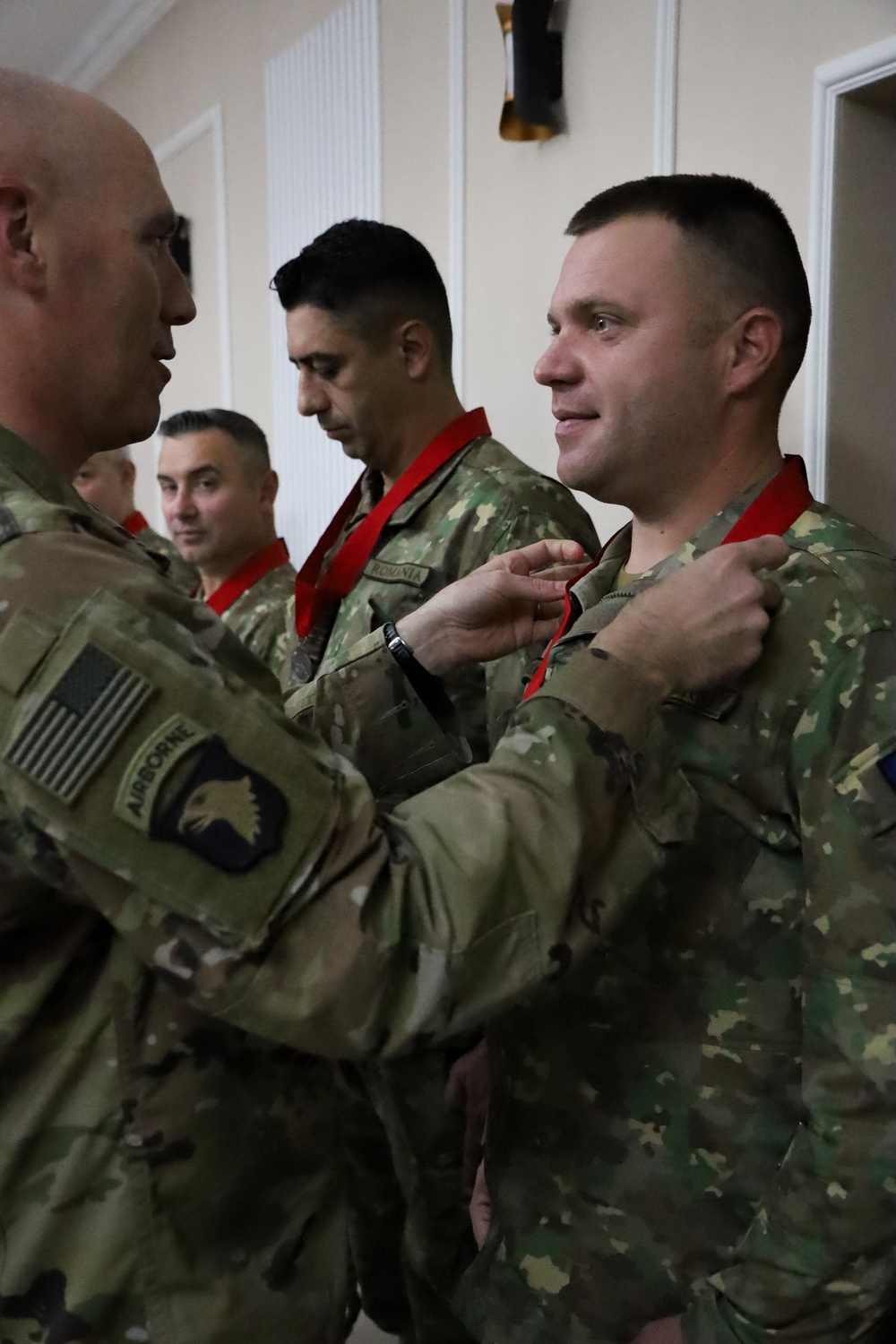 Romanian 2ID artillery leaders receive Order of St. Barbara