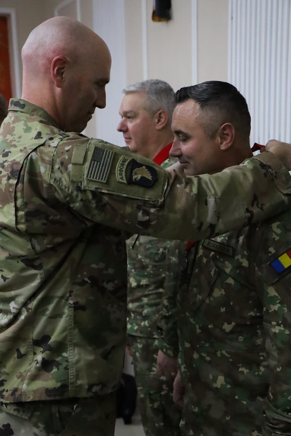 Romanian 2ID artillery leaders receive Order of St. Barbara
