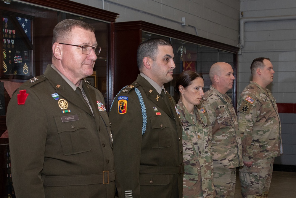 Vermont Field Artillery Casing of Colors Ceremony