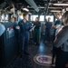 Warfare center team members tour USS Decatur