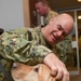 Therapy Dog Visits SURFLANT Personnel